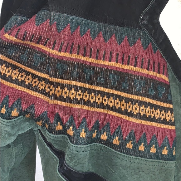 Vintage Leather/ Wool RETRO Jacket - Picture 11 of 11